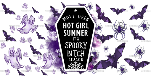 Spooky Bitch Season UV DTF Transfer