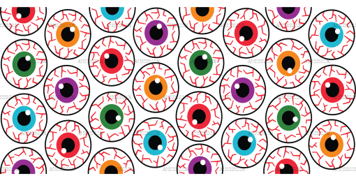 Spooky Eyes UV DTF Transfer