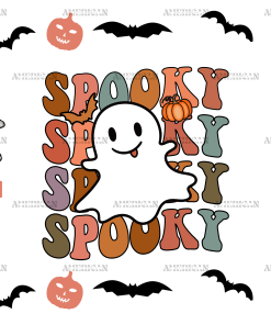 Spooky Ghost UV DTF Transfer