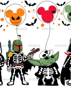 Spooky Star Wars UV DTF Transfer