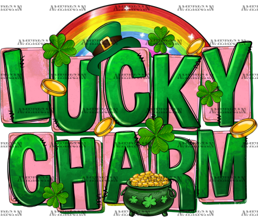St Patricks Lucky Charm DTF Transfer