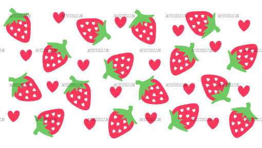 Strawberry-Valentine-2 UV DTF Transfer