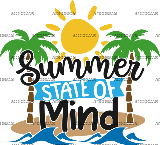 Summer State Of Mind DTF Transfer