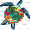 Summer Turtle DTF Transfer