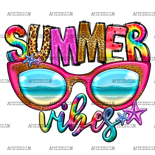 Summer Vibes Goggles  DTF Transfer
