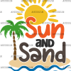 Sun And Sand DTF Transfer