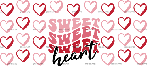 Sweet Heart UV DTF Transfer