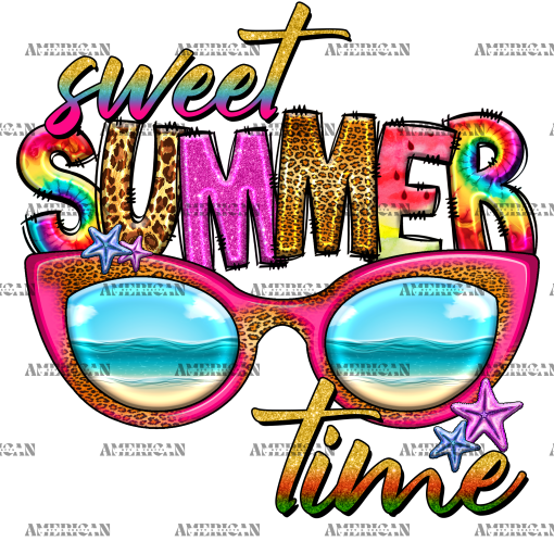 Sweet Summer Time Goggles DTF Transfer
