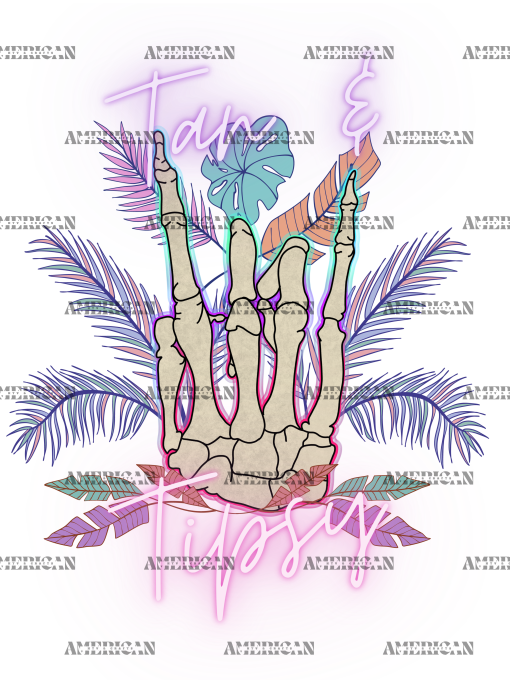 Tan And Tipsy Summer DTF Transfer