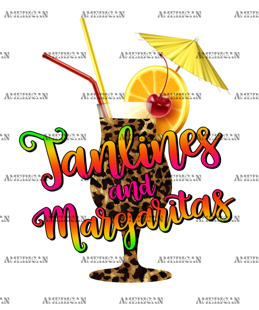 Tanlines And Margaritas DTF Transfer