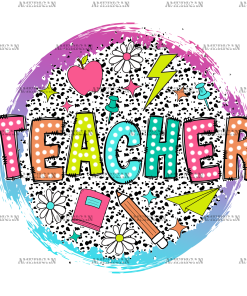 Teacher-4 DTF Transfer