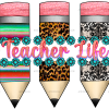 TeacherLife Pencils DTF Transfer
