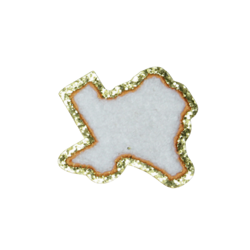 Texas State Map Glitter Patch(Small/Chenille) - Image 3