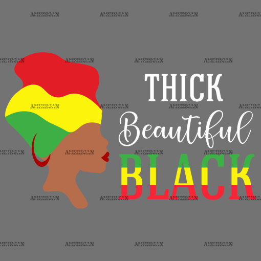 Thick Beautiful Black DTF Transfer