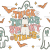 Thick Thigs Spooky Vibes UV DTF Transfer