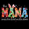 This Mama Wears Her Heart On Her Sleeve-WhiteDTF Transfer