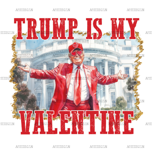 Trump Is My Valentine DTF Transfer