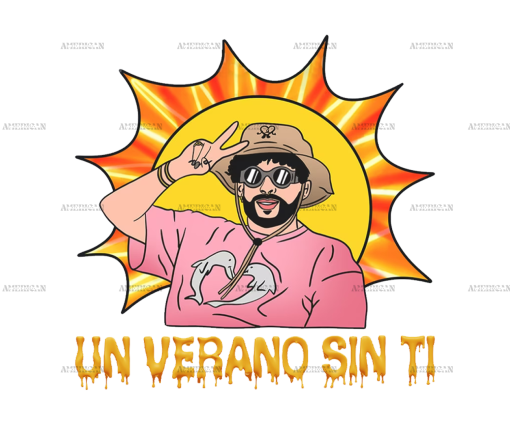 Un Verano Sin Ti Sun DTF Transfer
