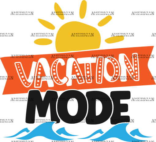 Vacation Mode-1 DTF Transfer