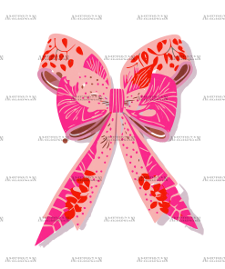 Valentine Bow-12 DTF Transfer