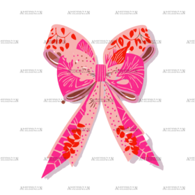 Valentine Bow-12 DTF Transfer
