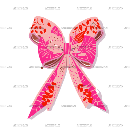 Valentine Bow-12 DTF Transfer