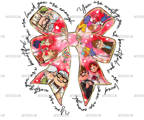 Valentine Bow-15 DTF Transfer