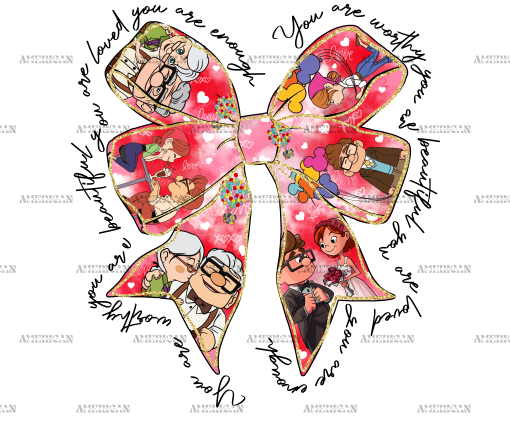Valentine Bow-15 DTF Transfer