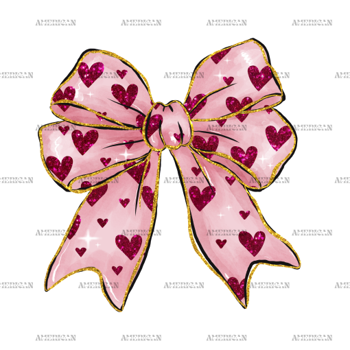 Valentine Bow-17 DTF Transfer