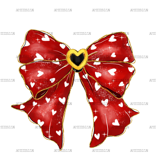Valentine Bow-18 DTF Transfer