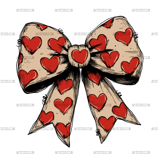 Valentine Bow-2 DTF Transfer