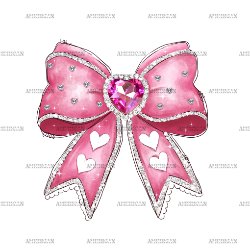 Valentine Bow-3 DTF Transfer