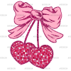 Valentine Bow-8 DTF Transfer