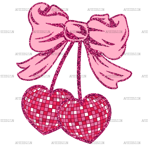 Valentine Bow-8 DTF Transfer