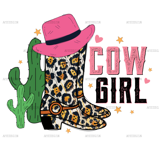 Valentine Cowgirl-2 DTF Transfer