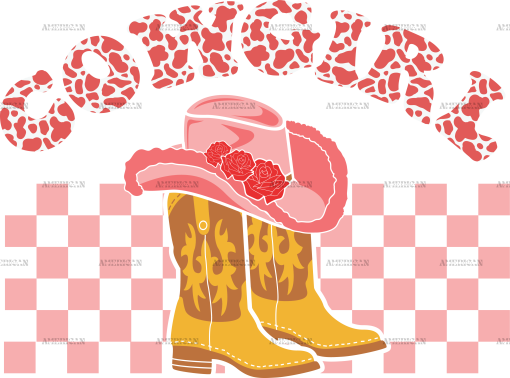 Valentine Cowgirl-3 DTF Transfer
