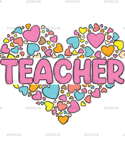 Valentine Teacher DTF Transfer