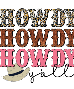 Valentine's Howdy Y'all DTF Transfer