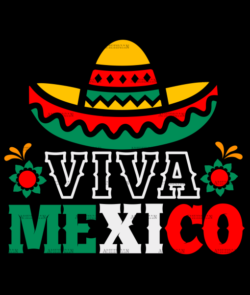 Viva Mexico-5 DTF Transfer