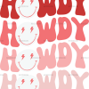 Western Valentines Howdy DTF Transfer