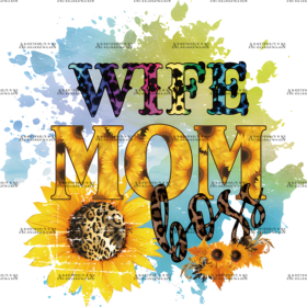 Wife Mom Boss DTF Transfer