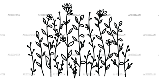 Wild Flowers-19 UV DTF Transfer