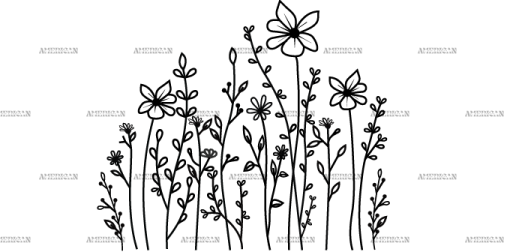 Wild Flowers-28 UV DTF Transfer