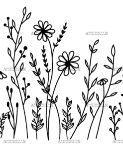 Wild Flowers-5 UV DTF Transfer