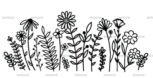 Wild Flowers-6 UV DTF Transfer
