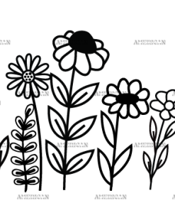 Wild Flowers-8 UV DTF Transfer