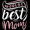 Worlds Best Mom Pink DTF Transfer