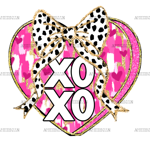Xoxo Bow-3 DTF Transfer