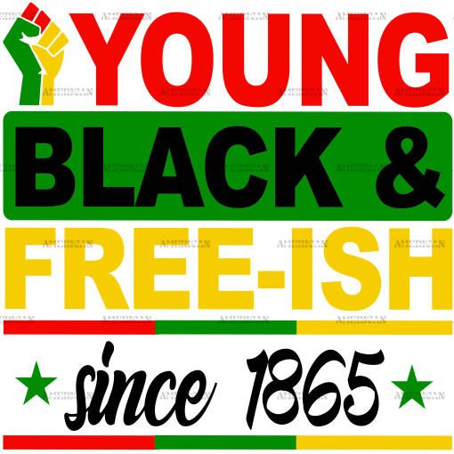 Young Black Freeish DTF Transfer