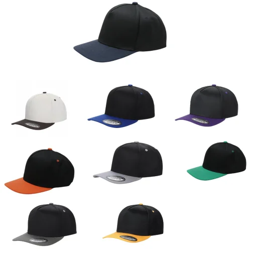 Tencel 2-Tone 5 Panel Caps